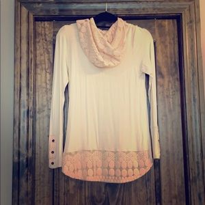 Cream maternity tunic